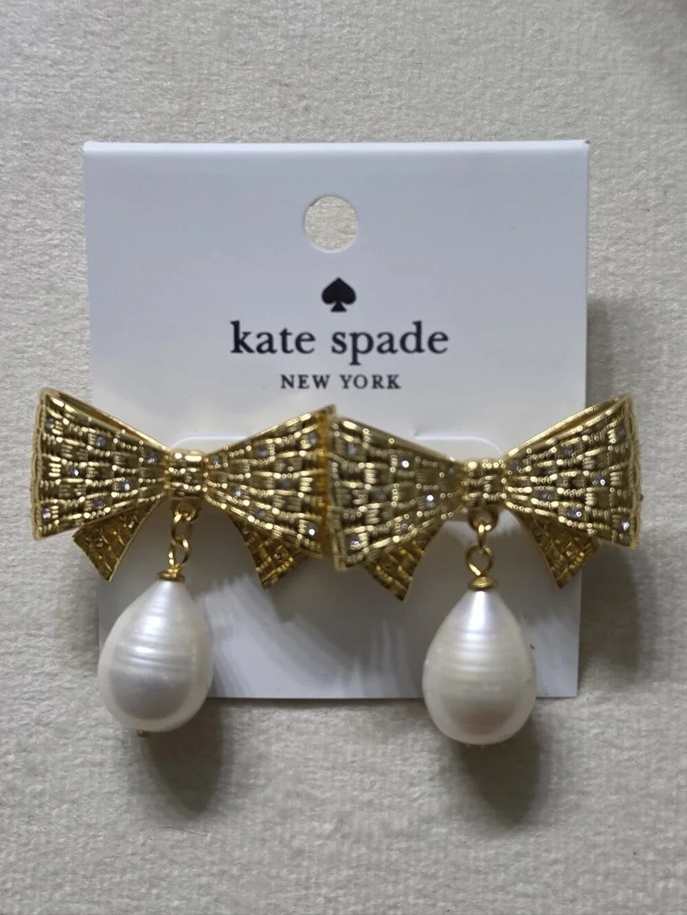 Kate Spade Wrapped in a Bow Drop Earrings